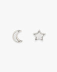 Pura Vida Moon & Star Studs - firstmasonicdistrict