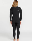 Volcom Womens Modulator 4/3mm Chest Zip Wetsuit - Black - firstmasonicdistrict