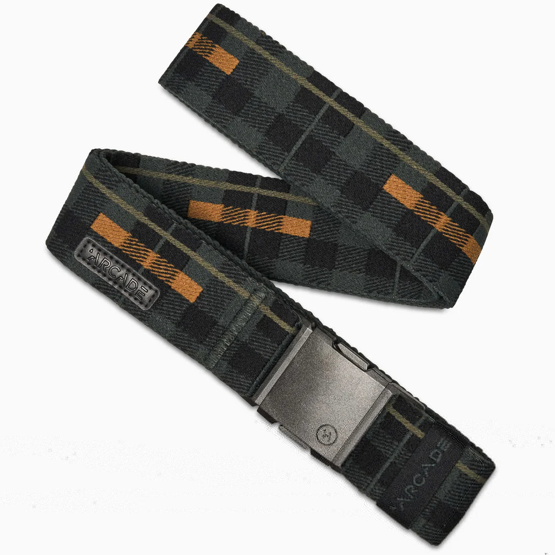 Arcade Plaid A2 Stretch Belt - Jalapeno Black - firstmasonicdistrict