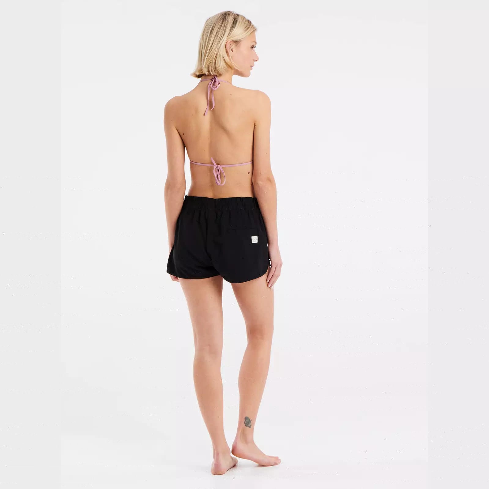 Prttenerife Swim Shorts - Womens Shorts - True Black - firstmasonicdistrict