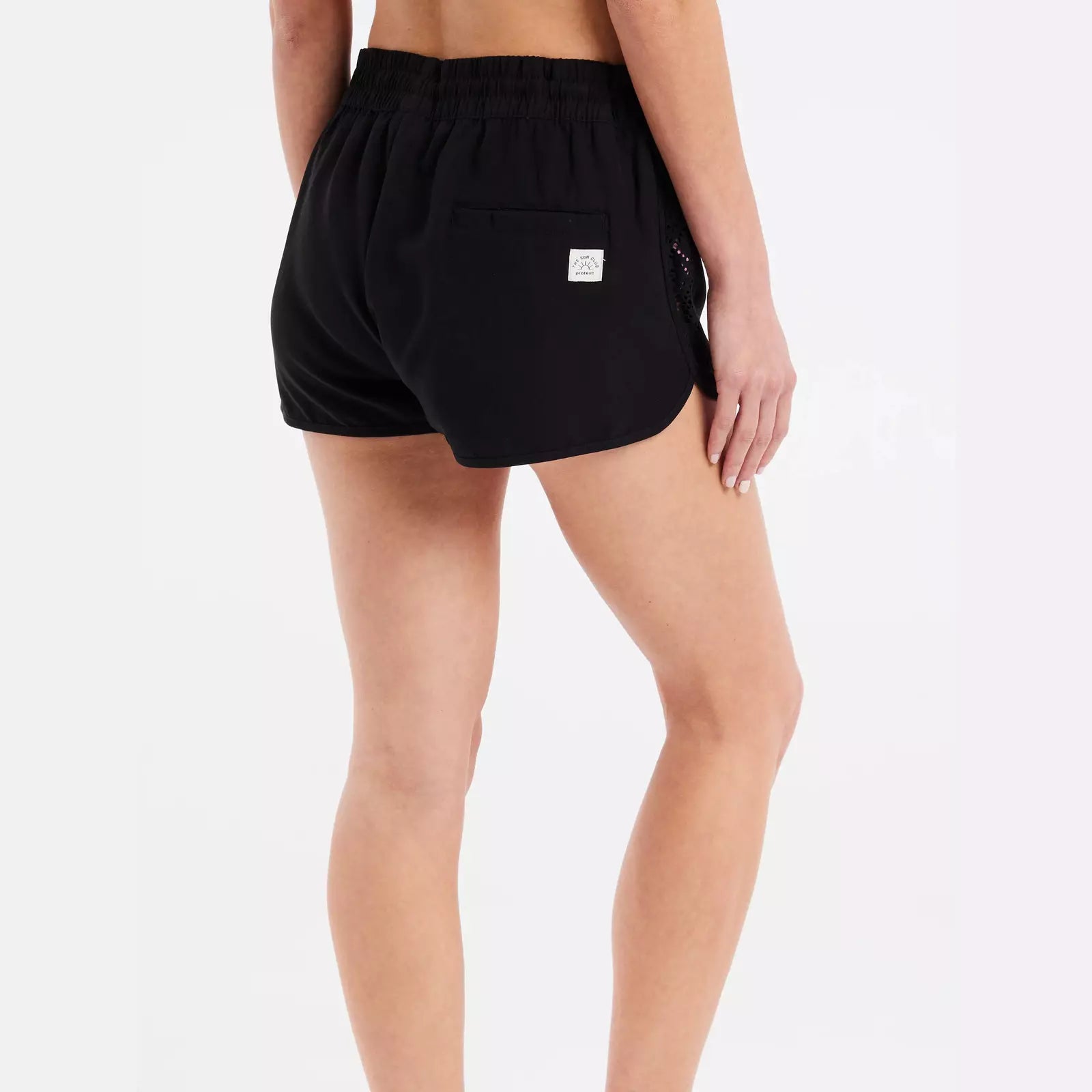 Prttenerife Swim Shorts - Womens Shorts - True Black - firstmasonicdistrict